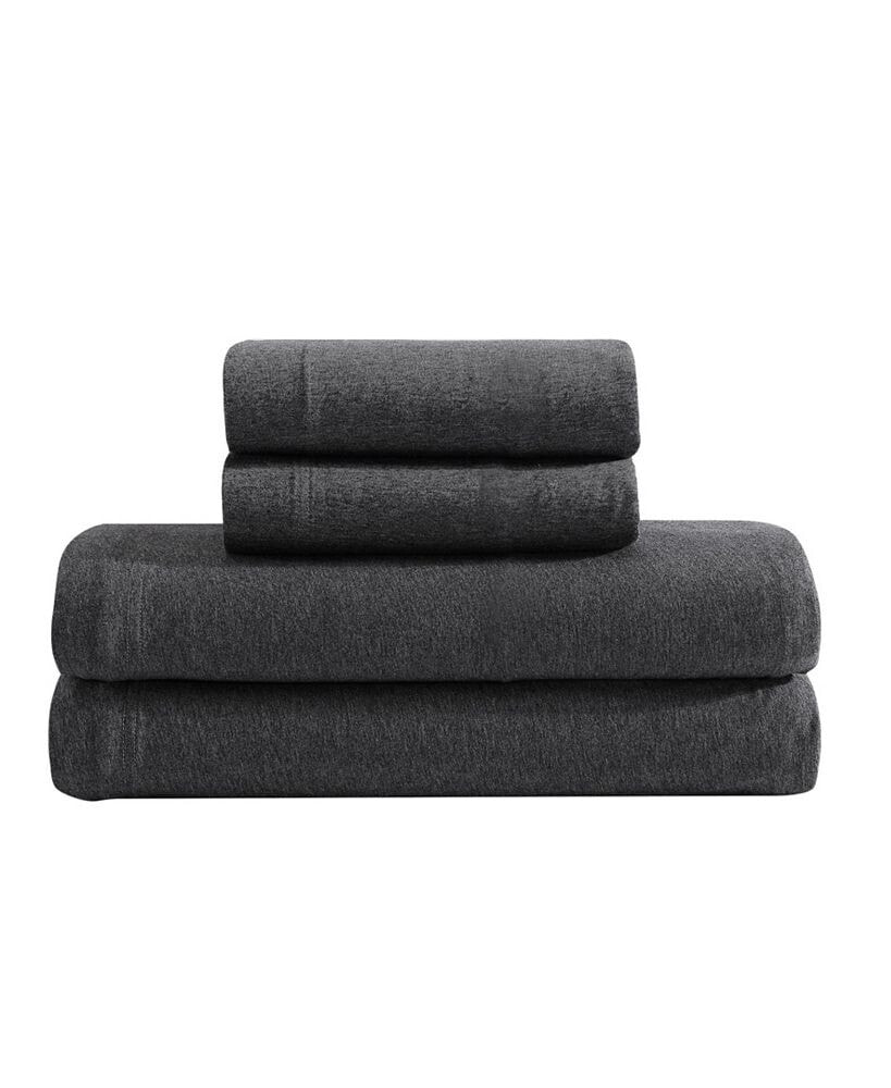 Calvin Klein melange Tencel Jersey 4 Piece Sheet Set, King