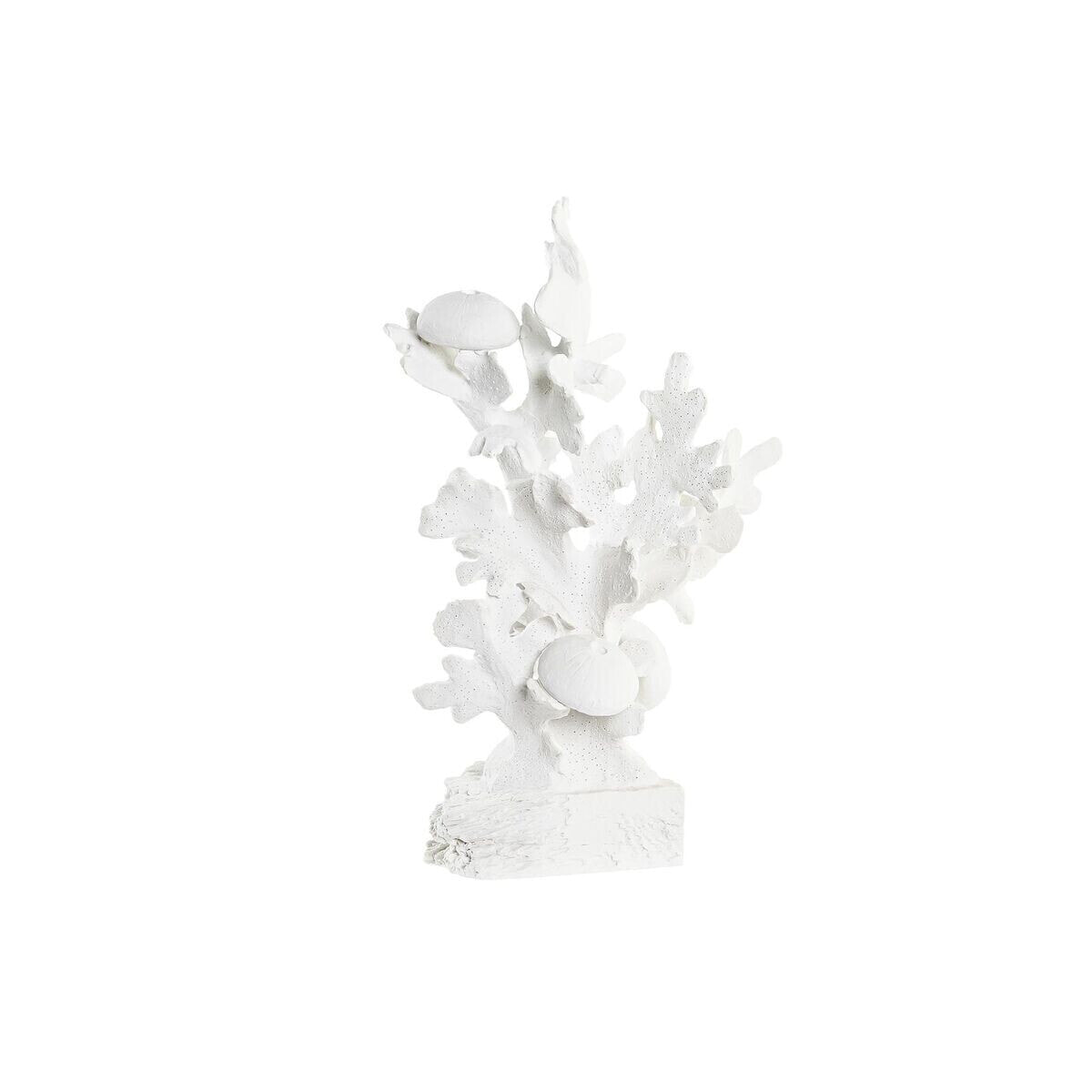 Декоративная фигура DKD Home Decor Белый Коралл Средиземноморье 28,5 x 16,5 x 42,4 cm