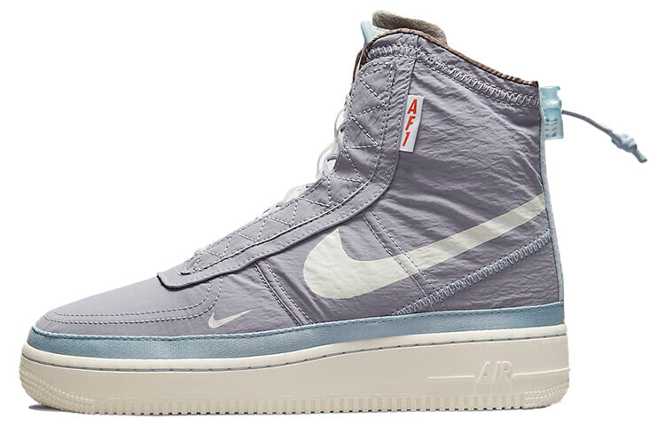 Nike Air Force 1 High Shell 耐磨防滑 高帮 板鞋 女款 紫蓝白 / Кроссовки Nike Air Force 1 High Shell DO7450-511