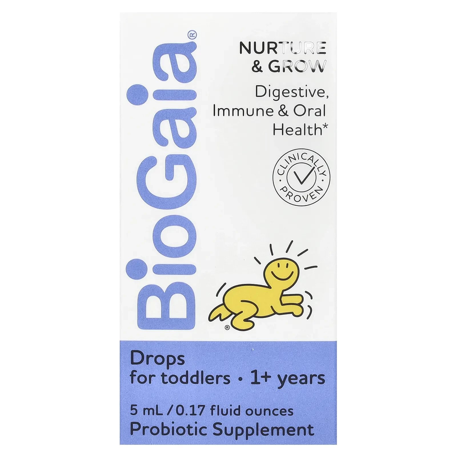 Nurture & Grow Drops, 1+ Years, 0.17 fl oz (5 ml)