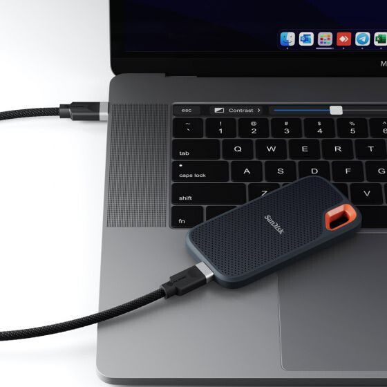 Alogic Fusion USB-C to USB-C 3.2 Gen 2 Cable - 1m - 1 m - USB C - USB C - USB 3.2 Gen 2 (3.1 Gen 2) - 10000 Mbit/s - Black - Grey
