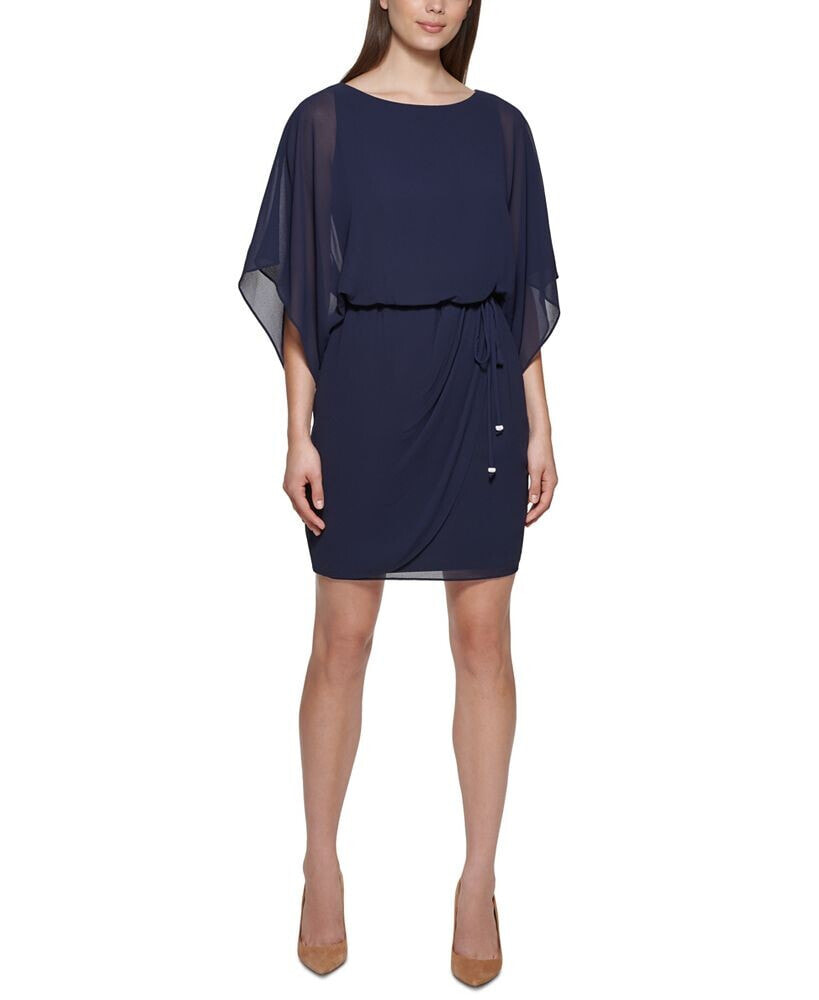 Jessica Howard chiffon Blouson Dress