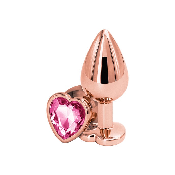 Rose Gold Heart M, 7 cm