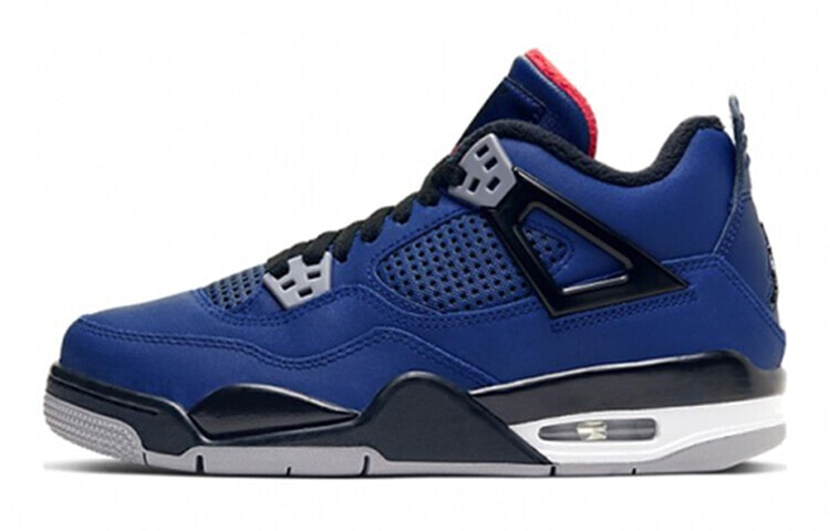 Jordan Air Jordan 4 Retro WNTR 小阿姆 耐磨 中帮 复古篮球鞋 GS 黑蓝 / Кроссовки Jordan Air Jordan 4 Retro WNTR GS CQ9745-401