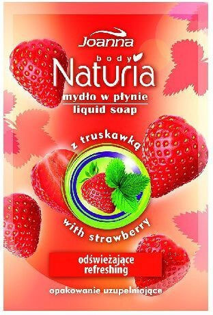Joanna Naturia Body Strawberry Liquid Soap Нежное клубничное мыло для рук 300 мл