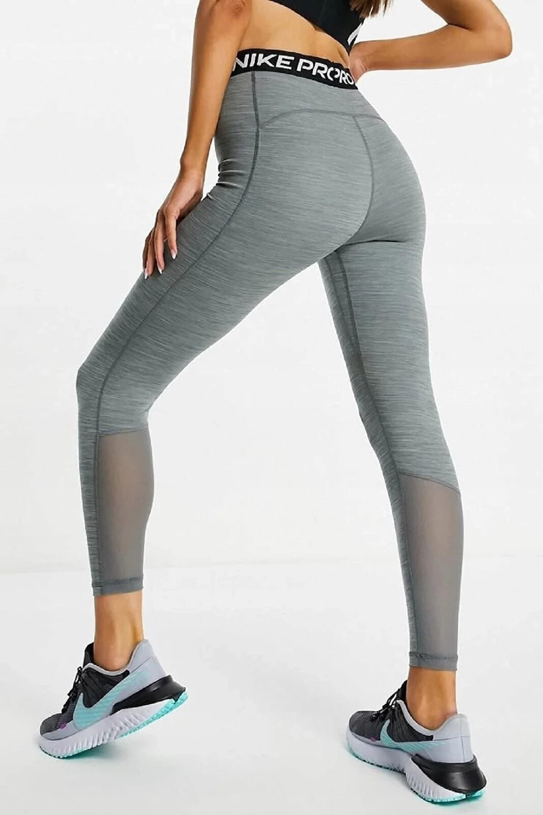 Pro 365 High Rise 7/8 Leggings Yüksek Belli Toparlayıcı Gri Tayt