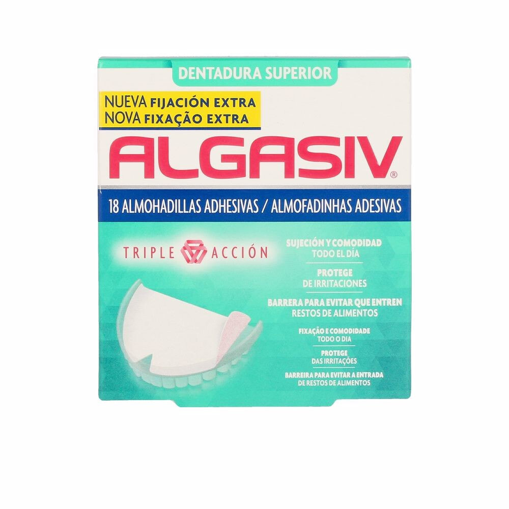 Средство для ухода за зубными протезами ALGASIV SUPERIOR almohadillas adhesivas 18 uds