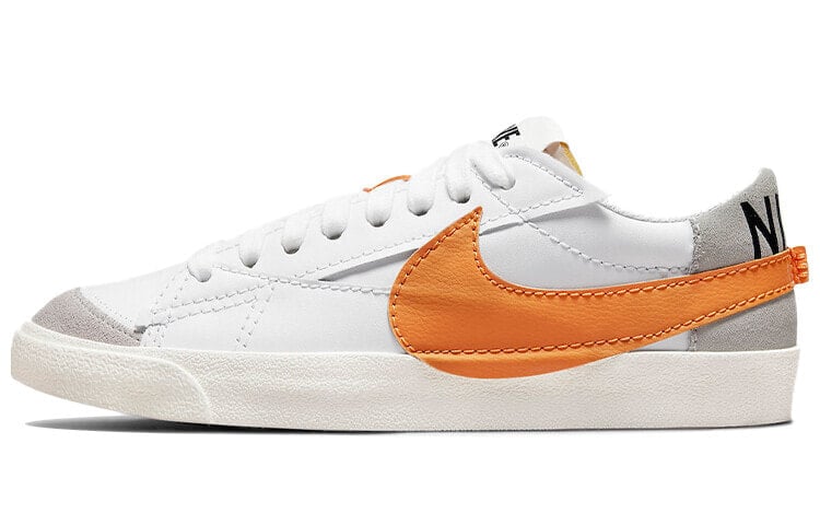 Nike Blazer Low Jumbo 耐磨轻便 低帮 板鞋 男款 白橙色 / Кроссовки Nike Blazer Low Jumbo DN2158-100