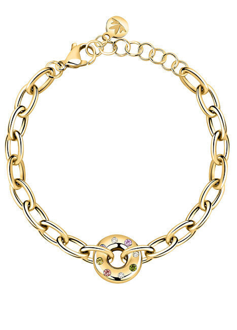 Браслет Morellato Gold-plated bracelet with colored crystals Bagliori SAVO13