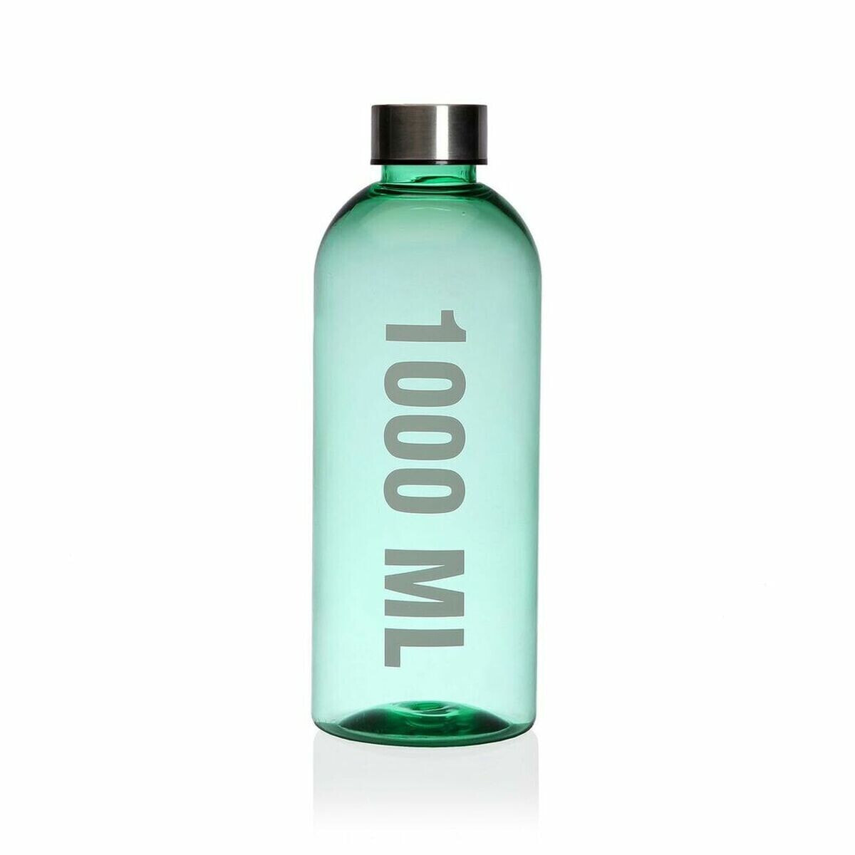 Water bottle Versa Green 1 L Steel polystyrene 8,7 x 24,5 x 8,7 cm