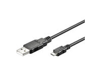 Microconnect USBABMICRO5 USB кабель 5 m USB 2.0 USB A Micro-USB B Черный
