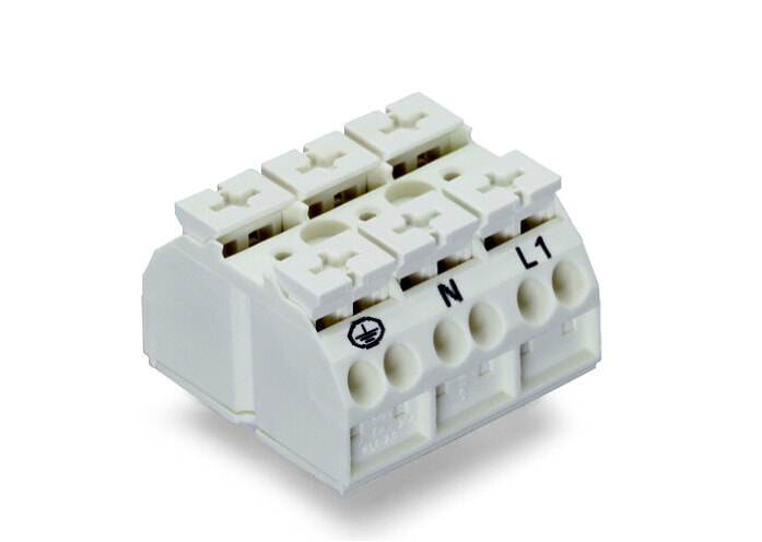 Wago 862-9603 клеммная коробка 3P Белый