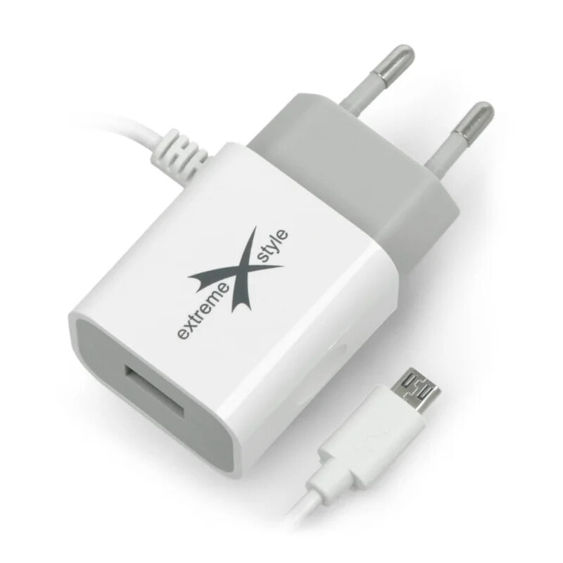 Power supply eXtreme Ampere ATCMU24W microUSB + USB 2.4 A - white
