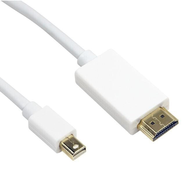 Techly ICOC MDP-020H кабельный разъем/переходник HDMI Mini DisplayPort Белый
