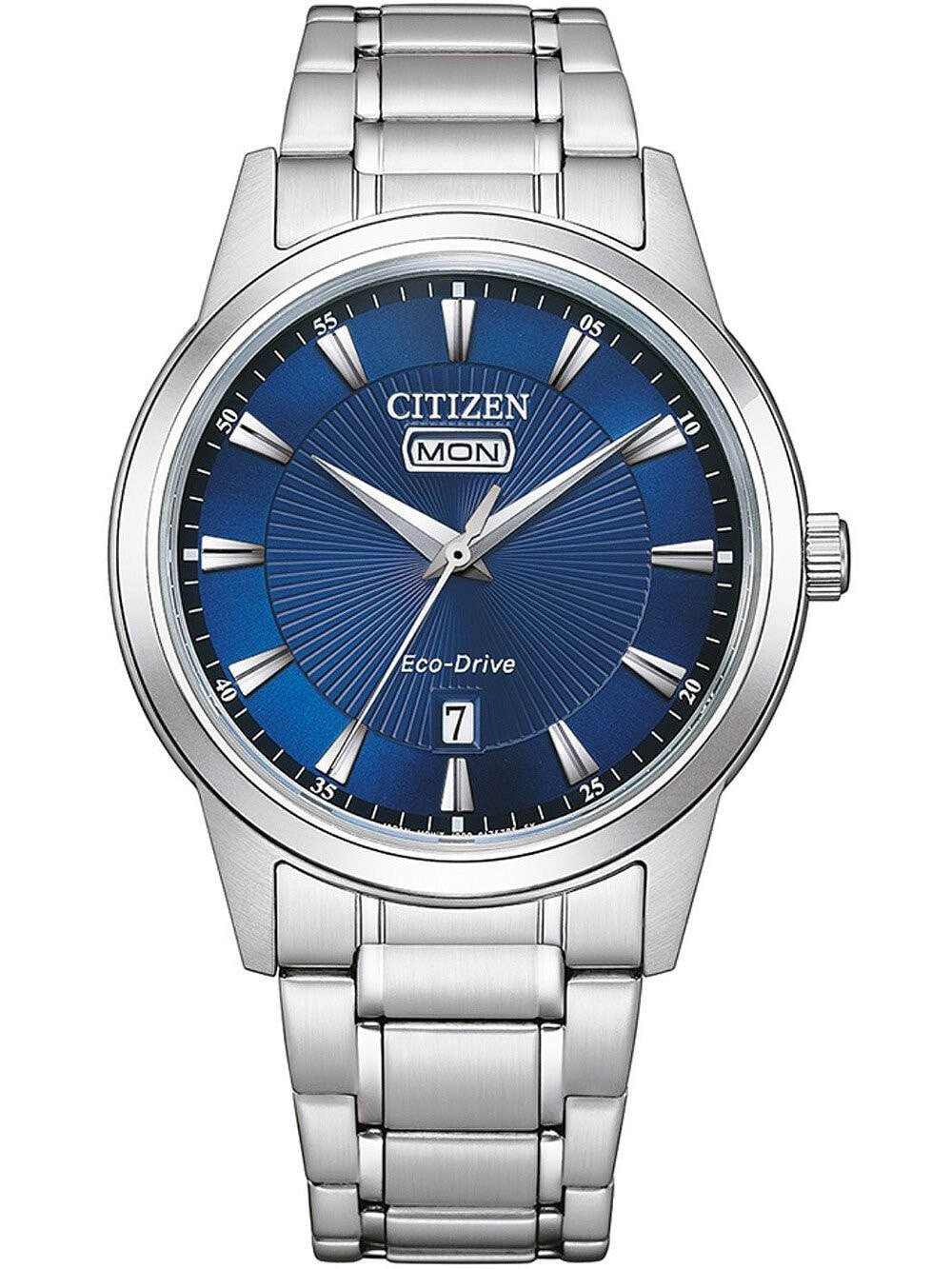 Мужские наручные часы с серебряным браслетом Citizen AW0100-86L Eco-Drive Sport Herren 40mm 3ATM