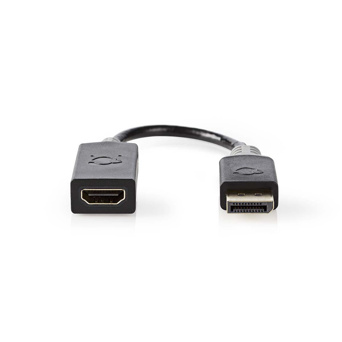 Nedis CCBW37150AT02 HDMI кабель 0,2 m HDMI Тип A (Стандарт) Антрацит