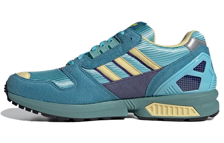 adidas originals ZX 8000 Light Blue 低帮 运动休闲鞋 男款 蓝黄 / Кроссовки Adidas originals ZX FY7686