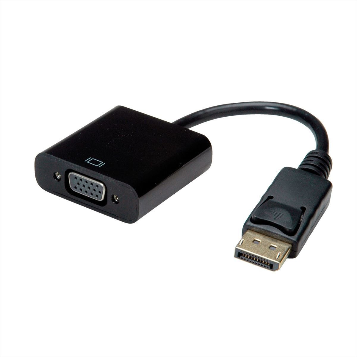 Value 12.99.3136 кабельный разъем/переходник DisplayPort VGA Черный