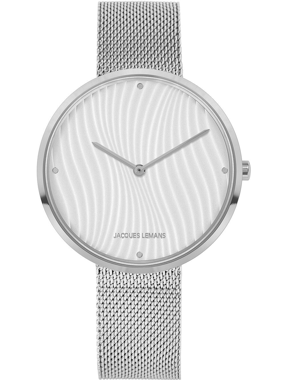 Женские наручные кварцевые часы Jacques Lemans стальной браслет миланского плетения,  специальная плавающая застежка позволяет самостоятельно регулировать длину браслета.