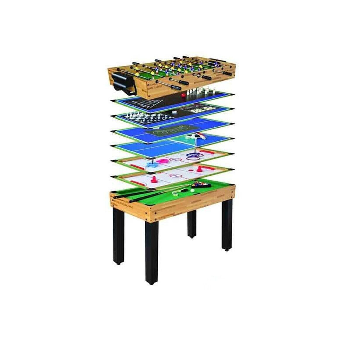 Multi-game Table 12-in-1 124 x 61 x 81 cm