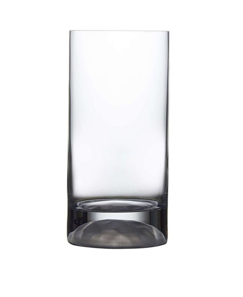 Nude Glass club Ice High Ball Glasses, Set of 4