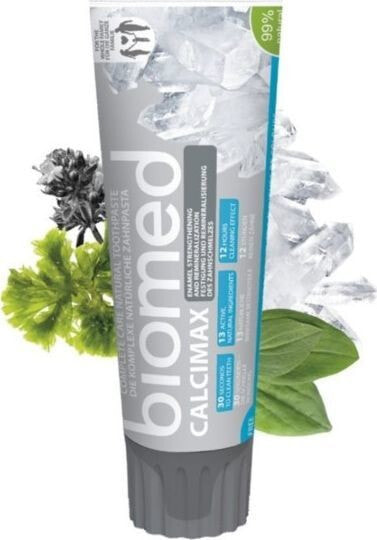 Biomed Calcimax Toothpaste Укрепляющая и отбеливающая натуральная зубная паста 100 мл