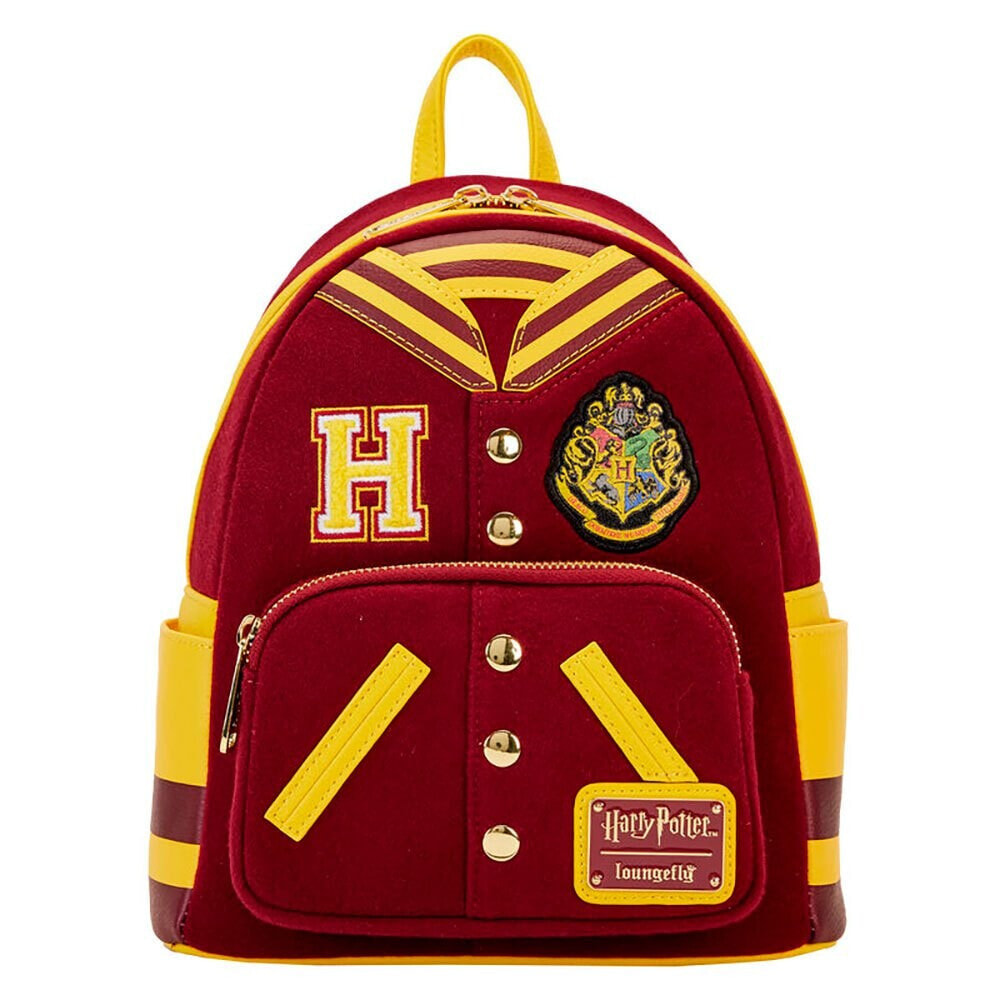 LOUNGEFLY Hogwarts Crest Varsity Jacket Harry Potter Backpack