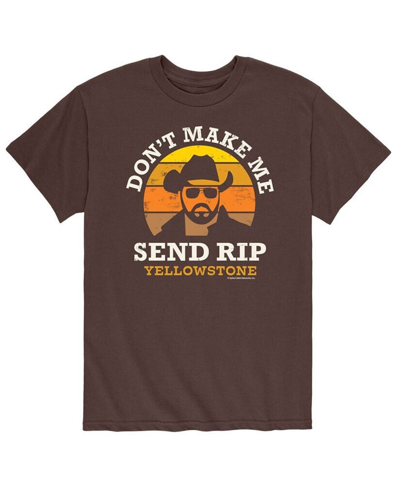 AIRWAVES men's Yellowstone Don't Make Me Send RIP T-shirt