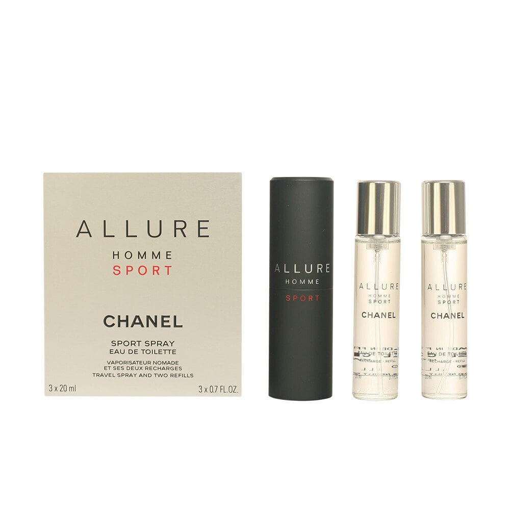 Chanel Allure Homme Sport Набор: Туалетная вода 20 мл + Сменные блоки 2x20 мл