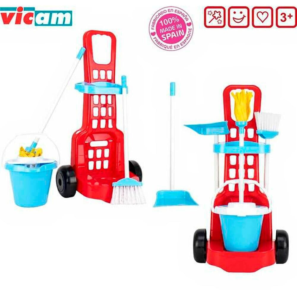 VICAM TOYS Large Cleaning Car With Furrow Bruise And Picker Assorted