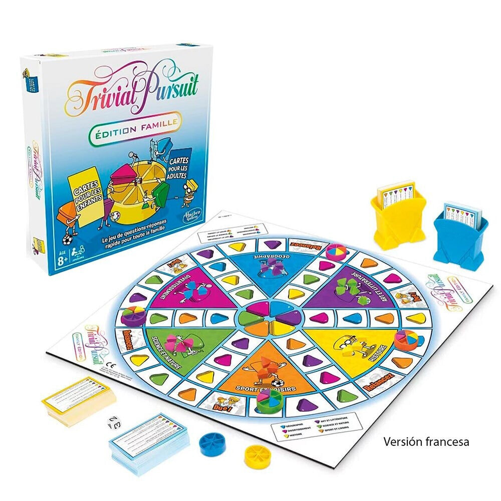 HASBRO Family Edition Trivial In French Board Game
