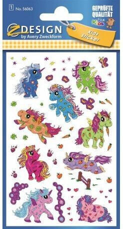 Zdesign Glitter stickers - Ponies / Unicorns