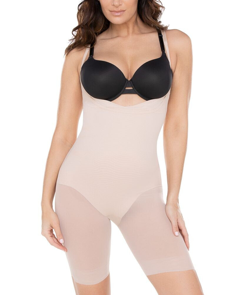 Miraclesuit Women's Extra Firm Tummy-Control Open Bust Thigh Slimming Body  Shaper 2781