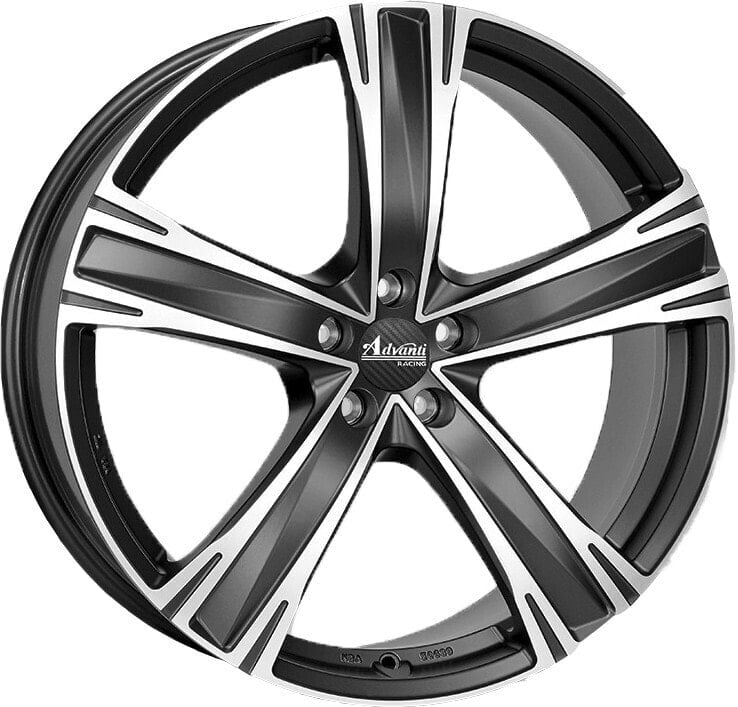 Колесный диск литой Advanti Racing Raccoon matt black / polished 8.5x19 ET45 - LK5/114.3 ML72.6