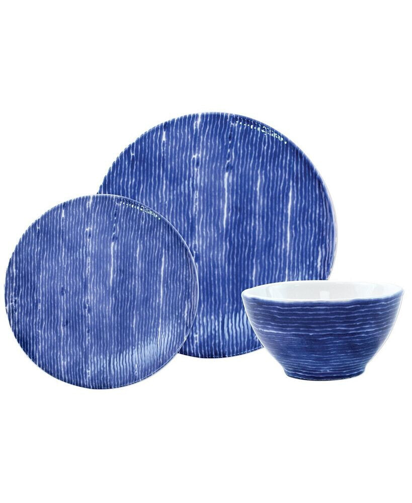 VIETRI santorini Stripe 3-Piece Place Setting