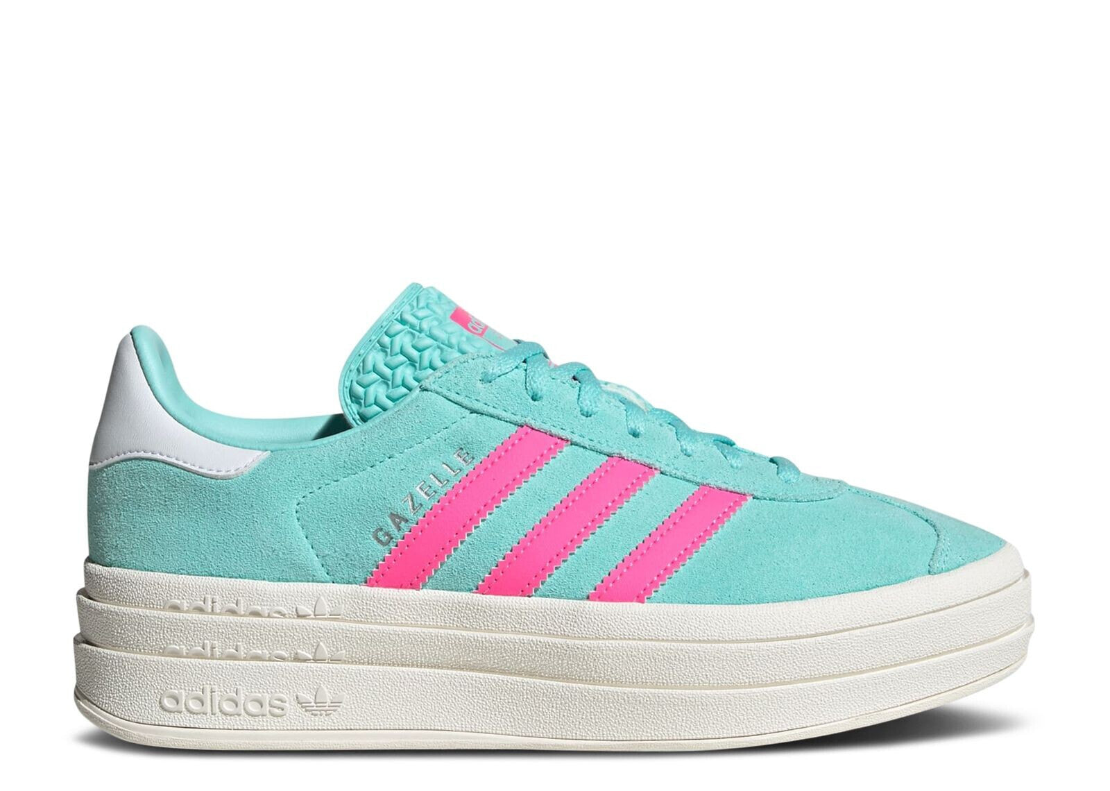 Wmns Gazelle Bold 'Flash Aqua Lucid Pink'