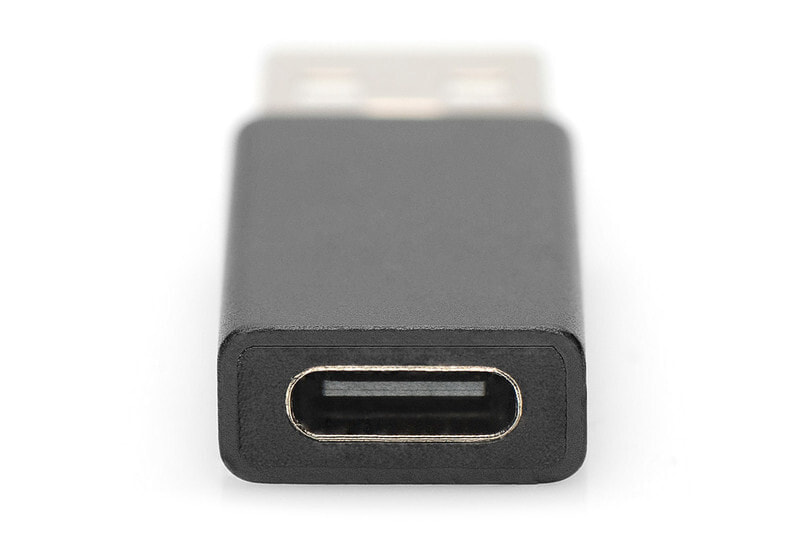 Digitus AK-300524-000-S кабельный разъем/переходник USB A USB C Черный
