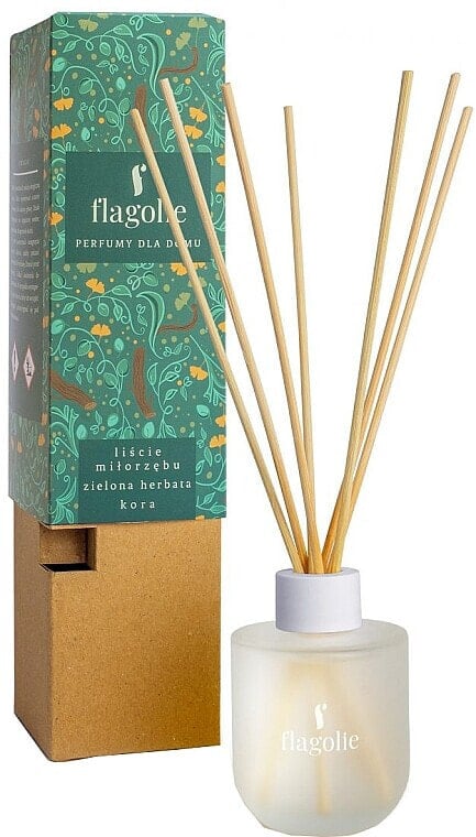 Aroma-Diffusor mit Duftstäbchen Ginkgo biloba, Grüner Tee und Rinde - Flagolie Home Perfume