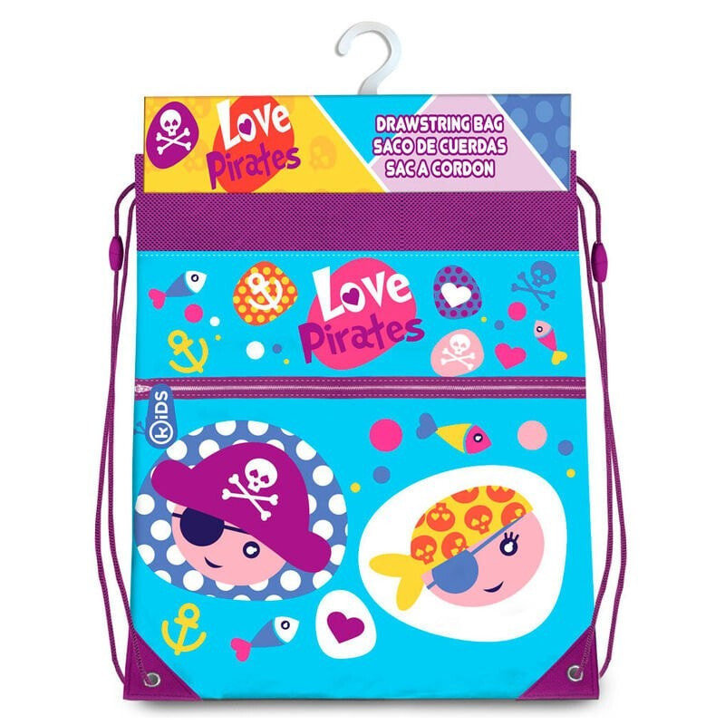KIDS LICENSING Love Pirates Drawstring Bag