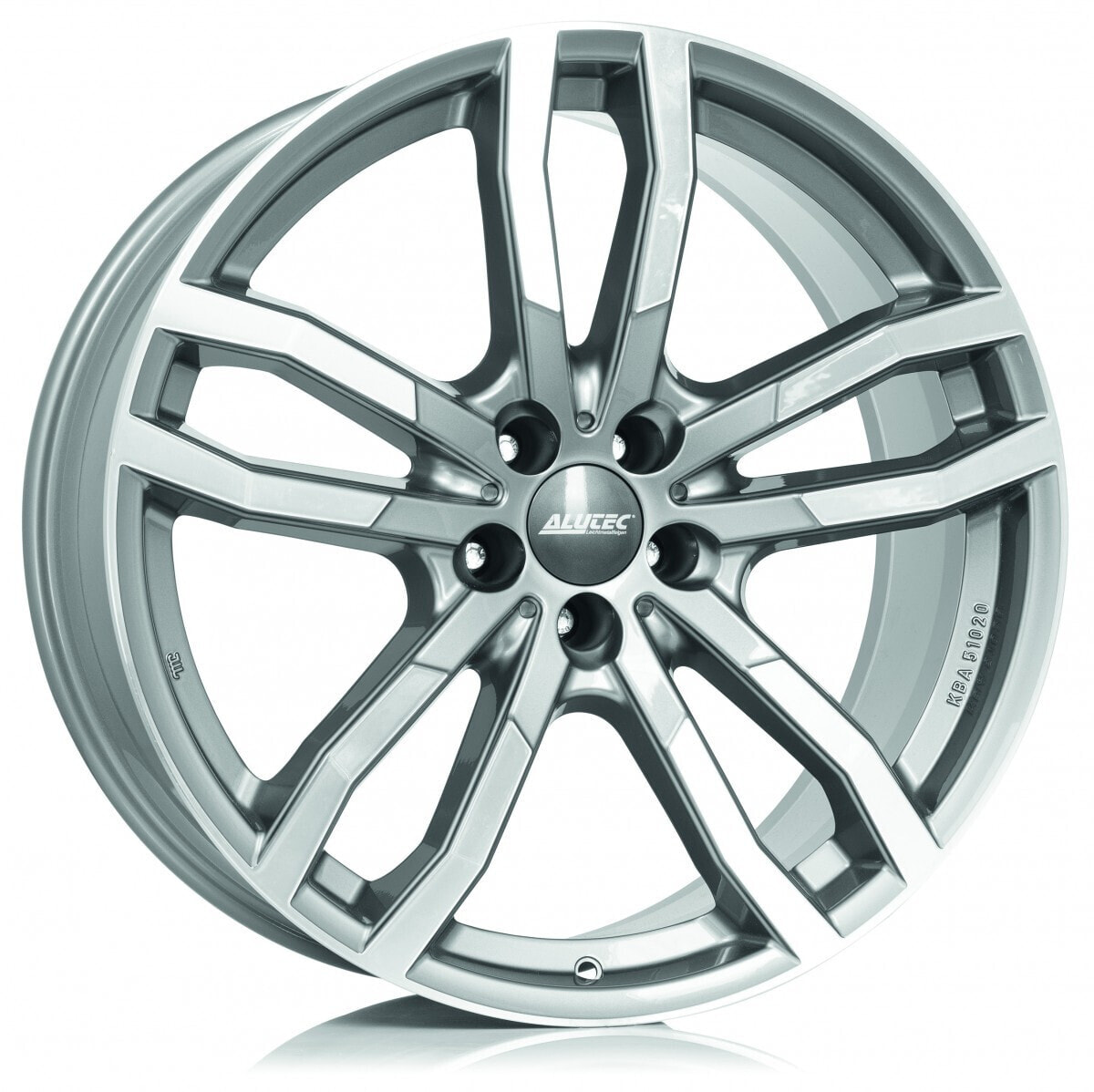 Колесный диск литой Alutec DriveX metal-grey frontpoliert 9x20 ET20 - LK5/112 ML66.5