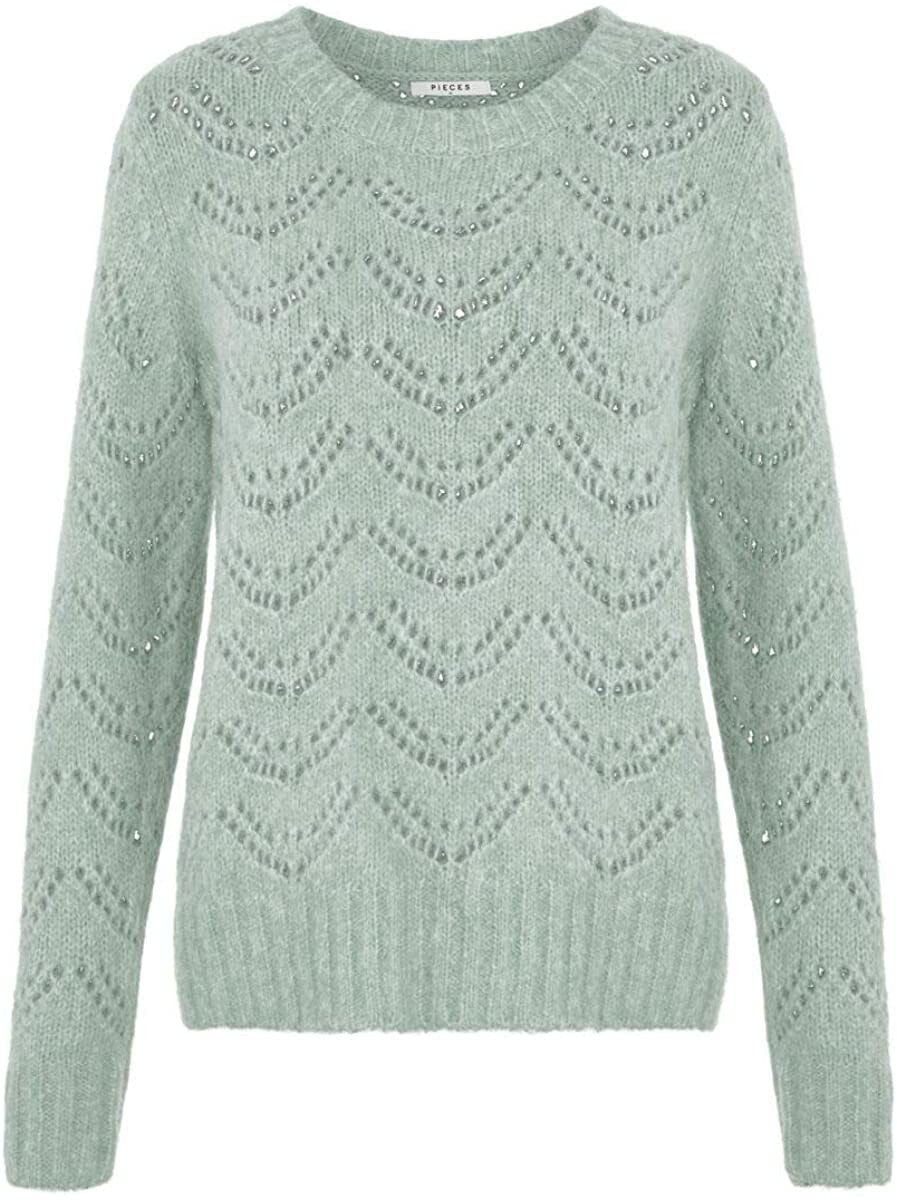 Женский свитер PIECES Female patterned knitted top