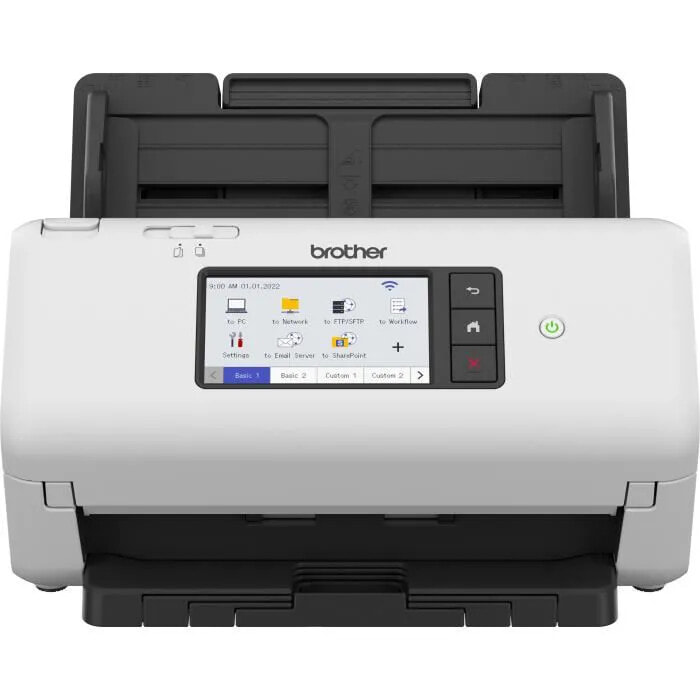 Сканер Scanner  BROTHER  ADS-4700  Office-Dokumente  Duplex  40 ppm/80 ipm  Ethernet, Wi-Fi, Wi-Fi Direct  ADS4700WRE1