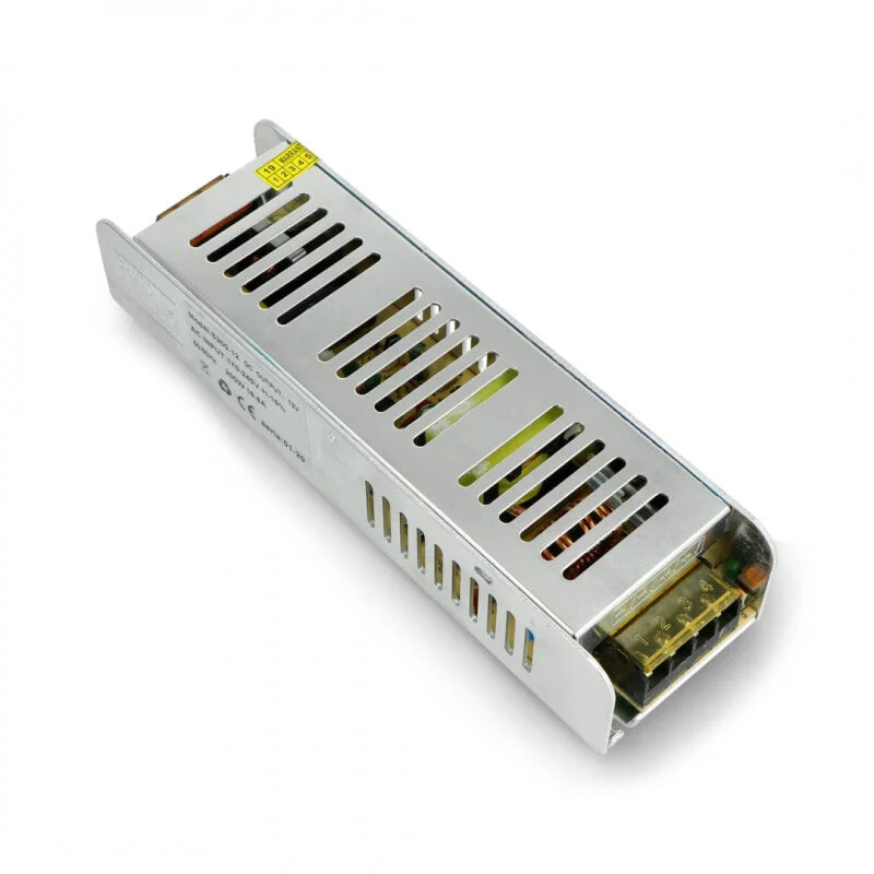 Power supply for LED strip 12V/16,7A/200W - SLIM