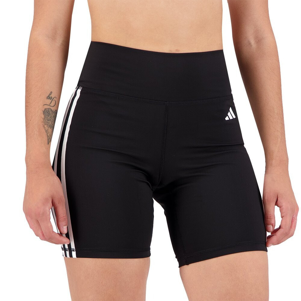 ADIDAS Essentials 3 Stripes High-Waisted Short Leggings