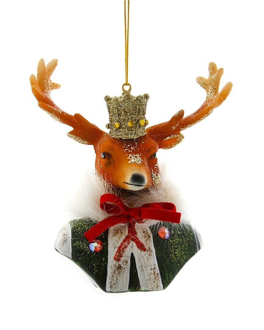 Cody Foster & Co. Sovereign Stag Ornament Multicolor