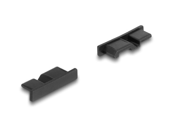 Delock Staubschutz für USB 3.0 Typ Micro-B Buchse ohne Griff 10 Stück schwarz