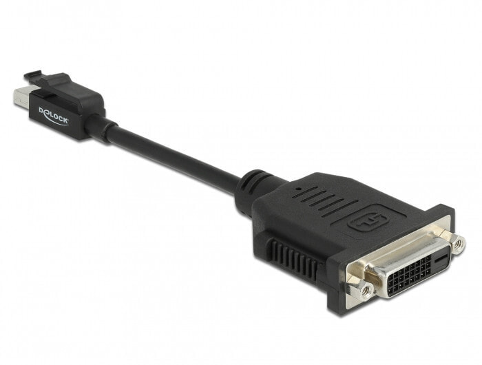 DeLOCK 65979 видео кабель адаптер 0,15 m Mini DisplayPort DVI Черный