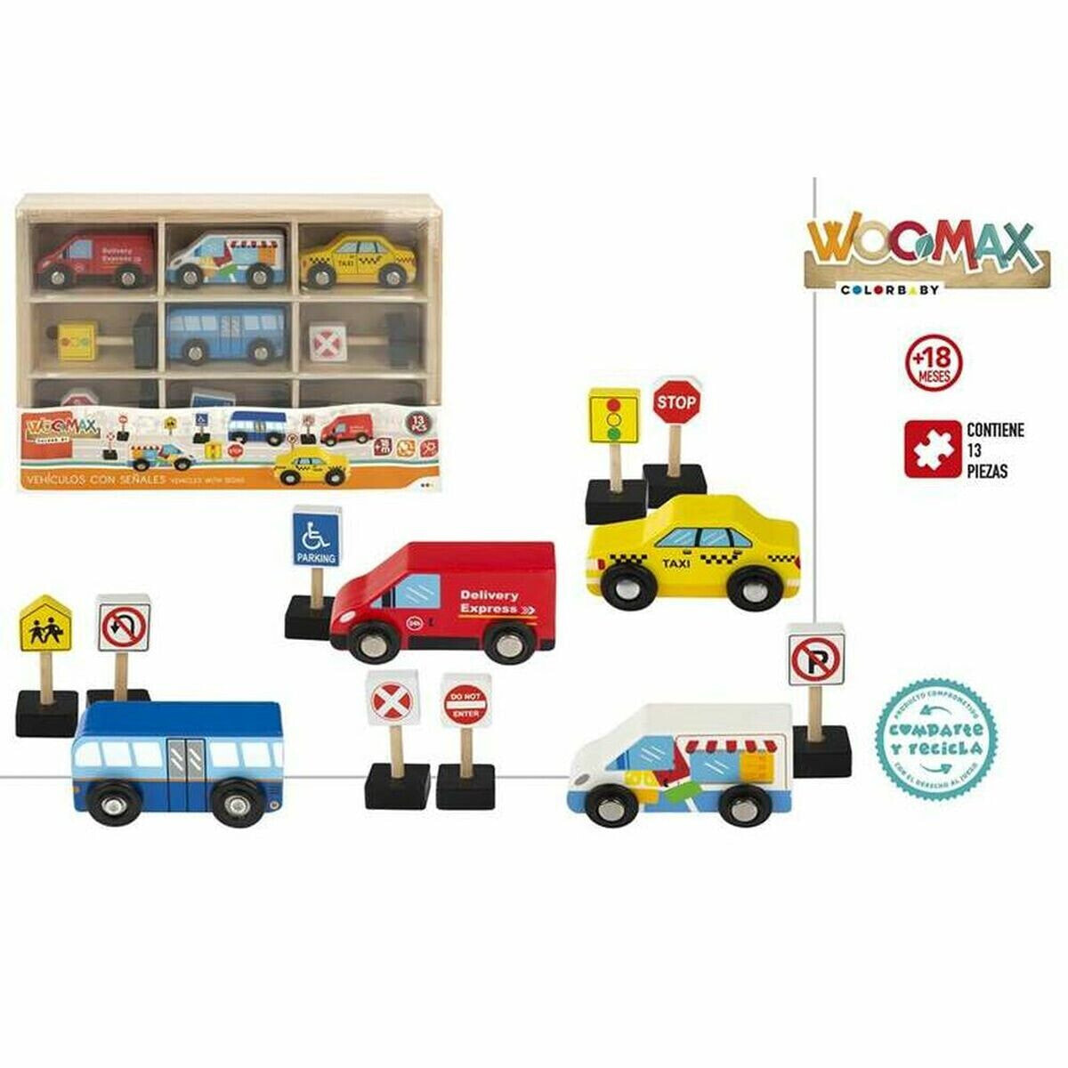 Construction Work Vehicles (Set) Woomax