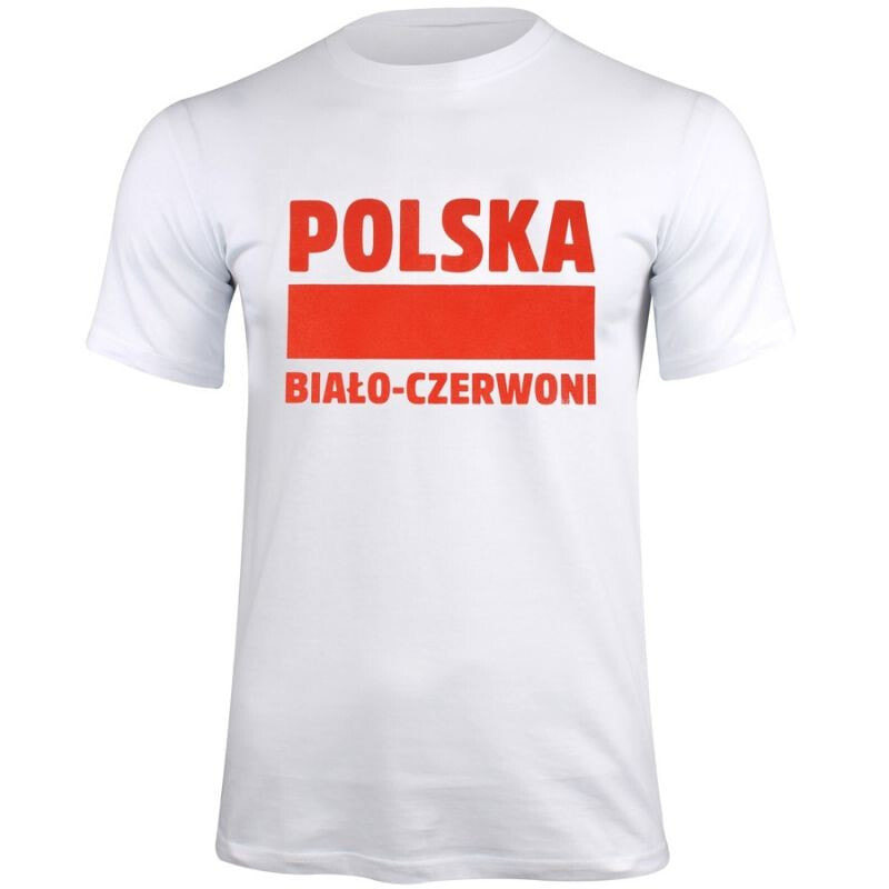 Футболка Polish Biało-Czerwoni белая S337909