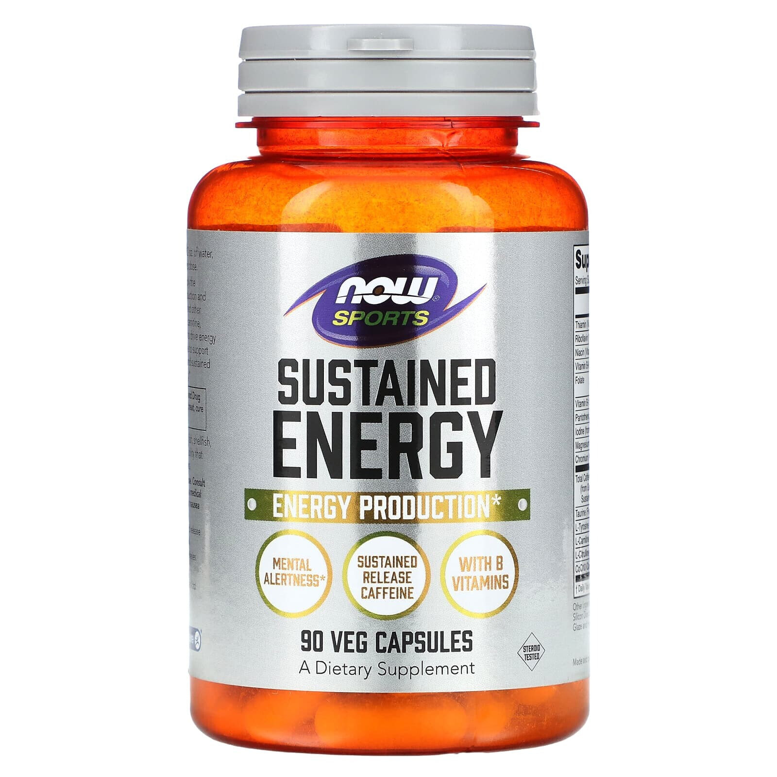 Sustained Energy, 90 Veg Capsules